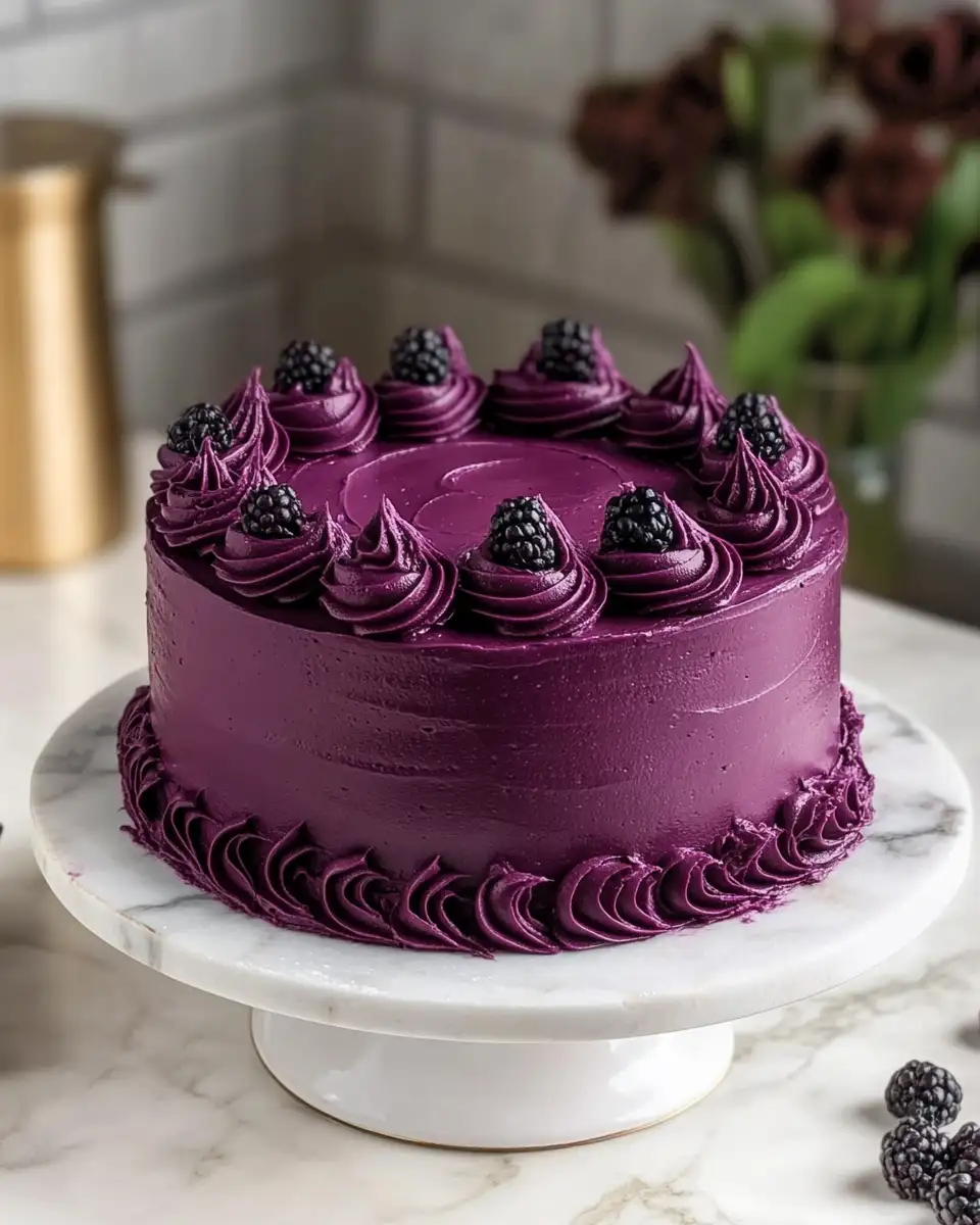 Indulge in the Magic of Purple Velvet Cake Delight - Featured Image