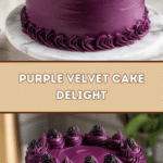 Purple Velvet Cake Delight 🍰💜