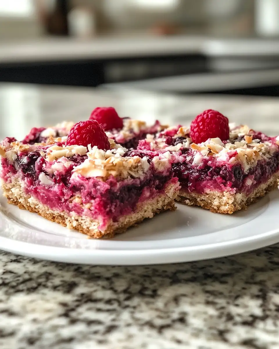 Final dish - Irresistible Raspberry Coconut Magic Bars You Have to Try