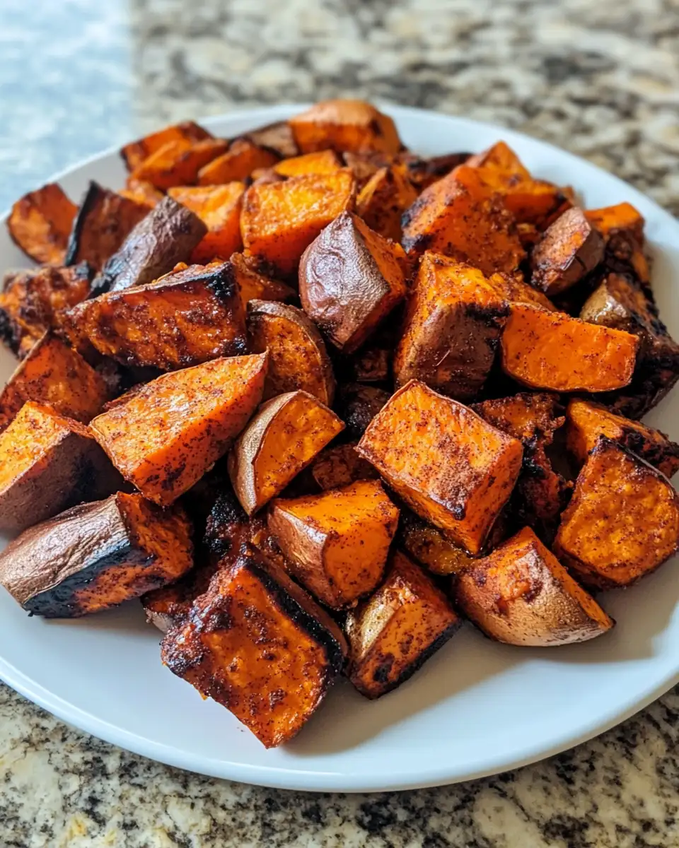 Final dish - Irresistibly Delicious Roasted Sweet Potatoes with Cinnamon Recipe