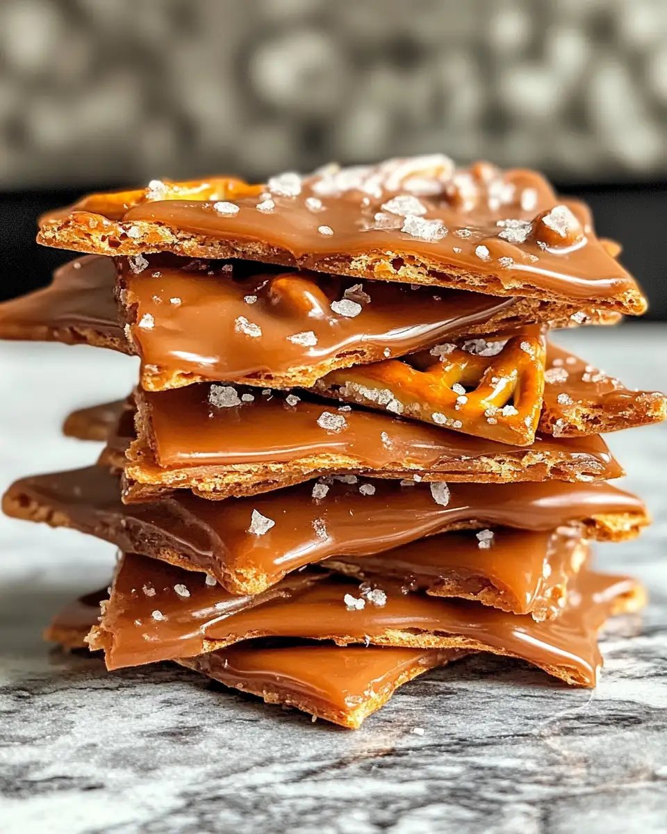 Irresistible Salted Caramel Pretzel Bark Recipe You Need to Try - Featured Image