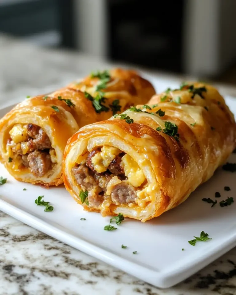 Wake Up to Flavor: Sausage Egg and Cheese Breakfast Roll-Ups - Featured Image