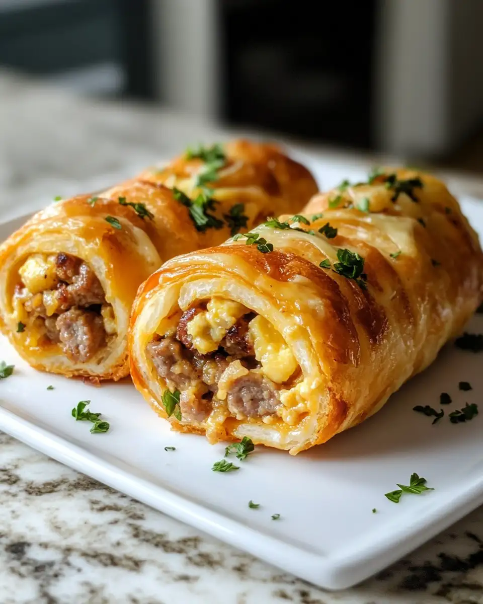 Wake Up to Flavor: Sausage Egg and Cheese Breakfast Roll-Ups - Featured Image