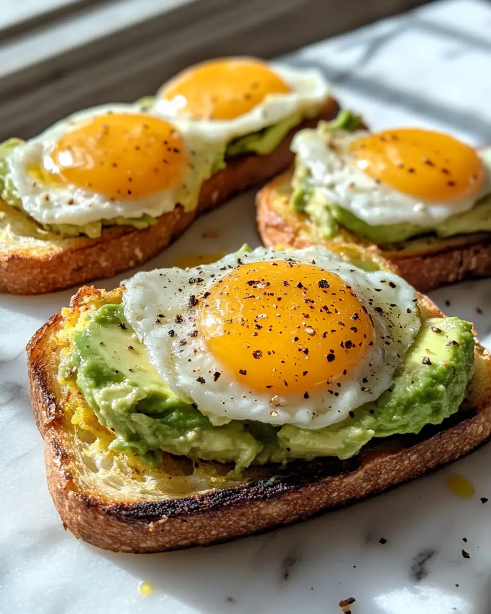 Final dish - Kickstart Your Morning with Spicy Smashed Avocado Hash Brown Toasts