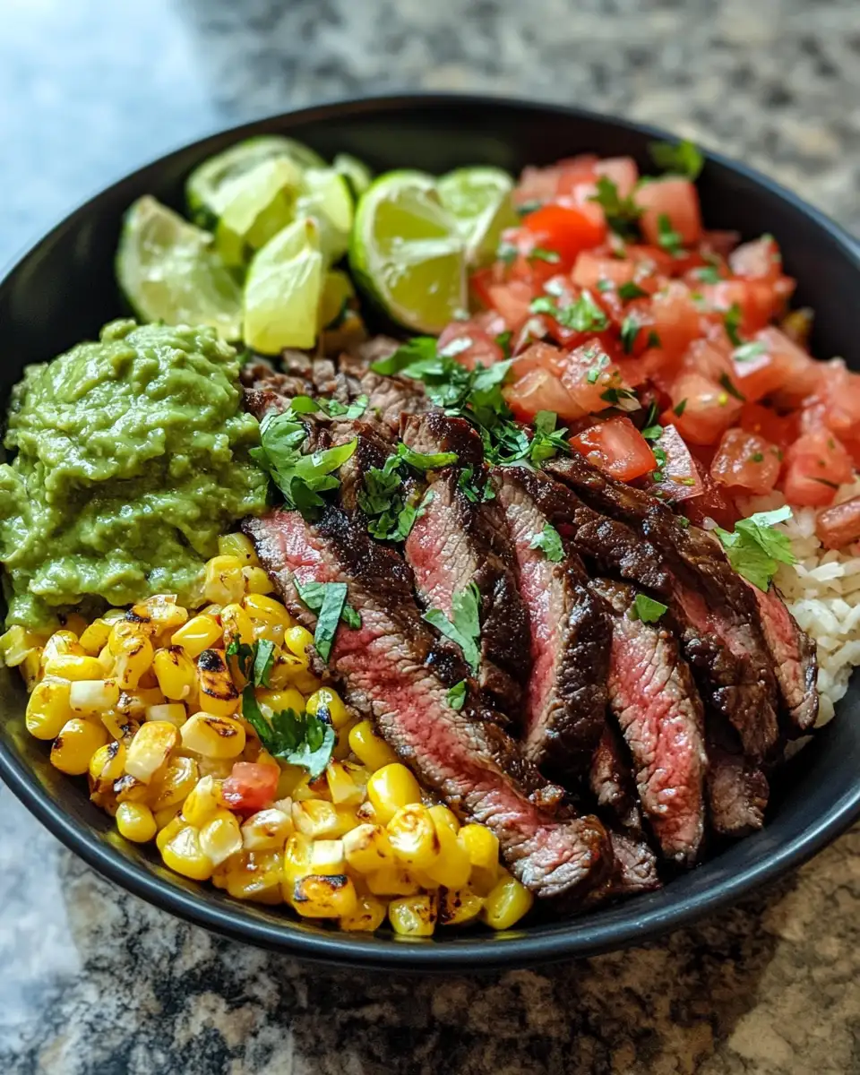 Final dish - Sizzle and Spice: Discover the Ultimate Steak Burrito Bowl Experience