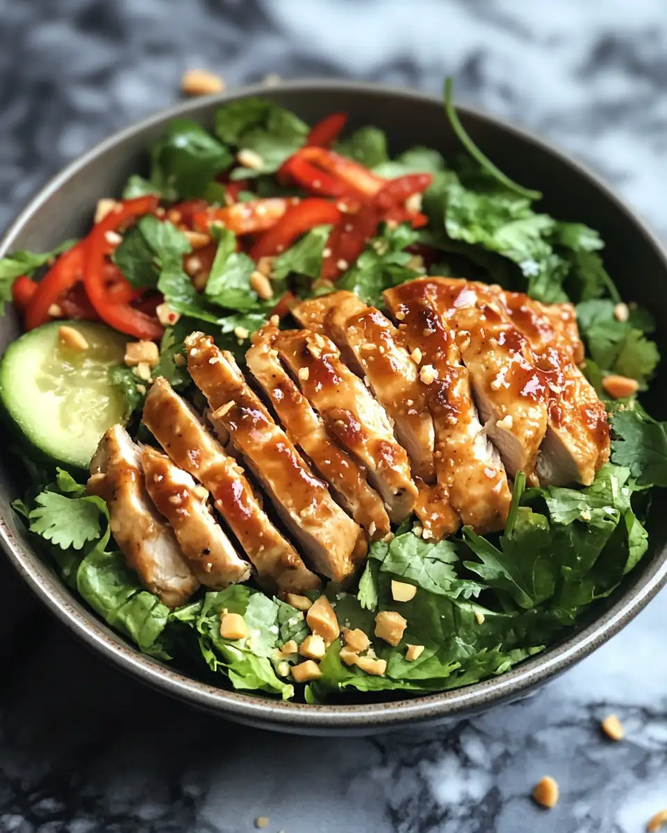 Fresh and Flavorful Thai Peanut Chicken Salad You Need to Try - Featured Image