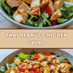 Thai Peanut Chicken Salad 🥗🥜