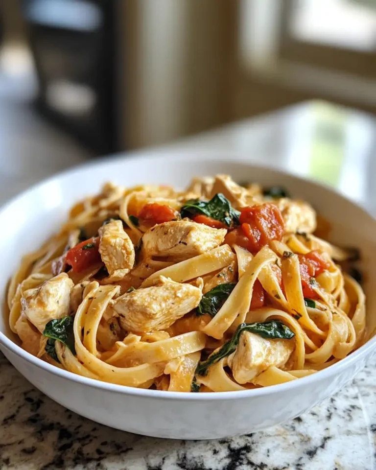 Creamy Tomato Spinach Chicken Pasta That Will Steal Your Heart - Featured Image