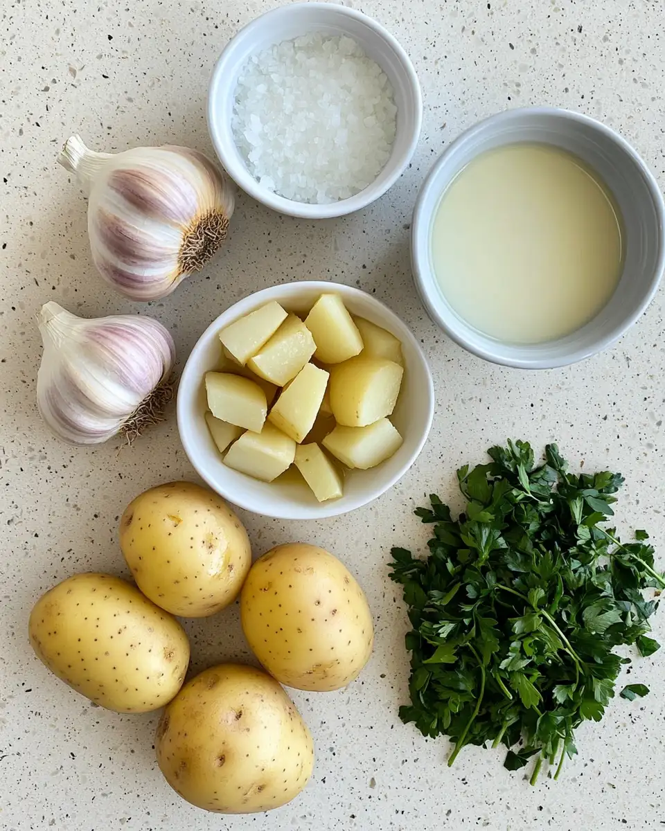Ingredients for Discover the Comfort of Velvety Country French Garlic Soup