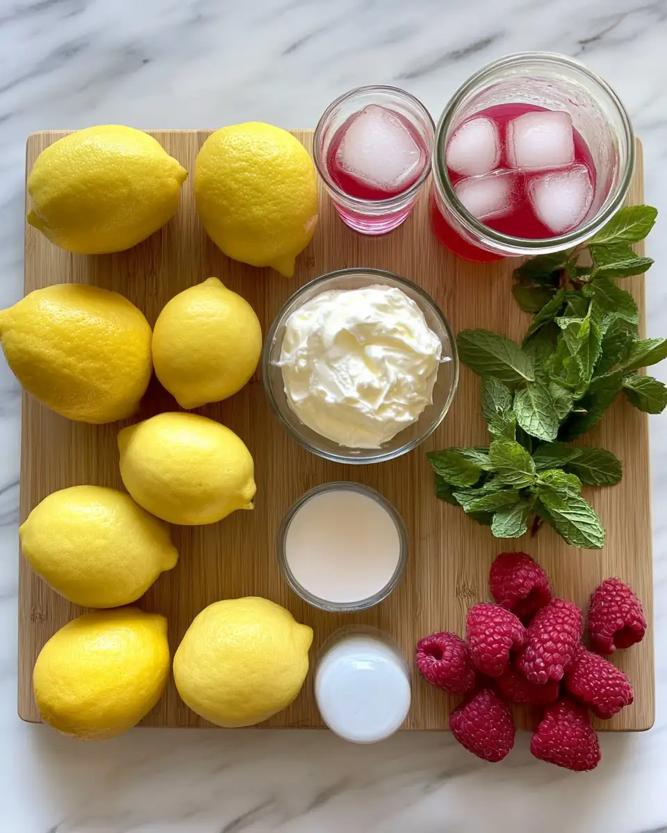 Ingredients for Whipped Pink Lemonade: Your New Summer Obsession