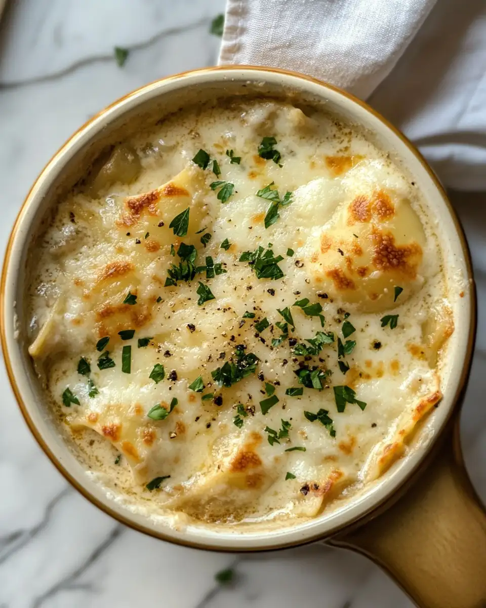 Final dish - Cozy Up with Creamy White Lasagna Soup: A Comforting Twist on a Classic Dish