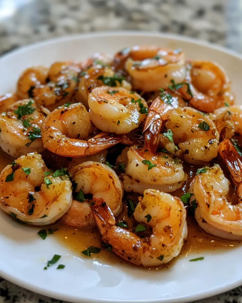 Final dish - 10 Minute Honey Garlic Shrimp Recipe for a Quick and Delicious Dinner