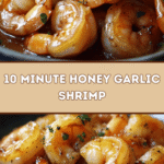 10 Minute Honey Garlic Shrimp 🍤🍯