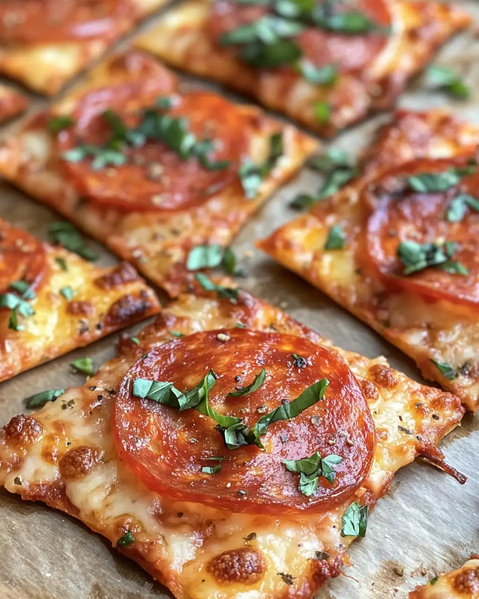 Crunchy and Easy 2 Ingredient Pizza Chips Recipe - Featured Image