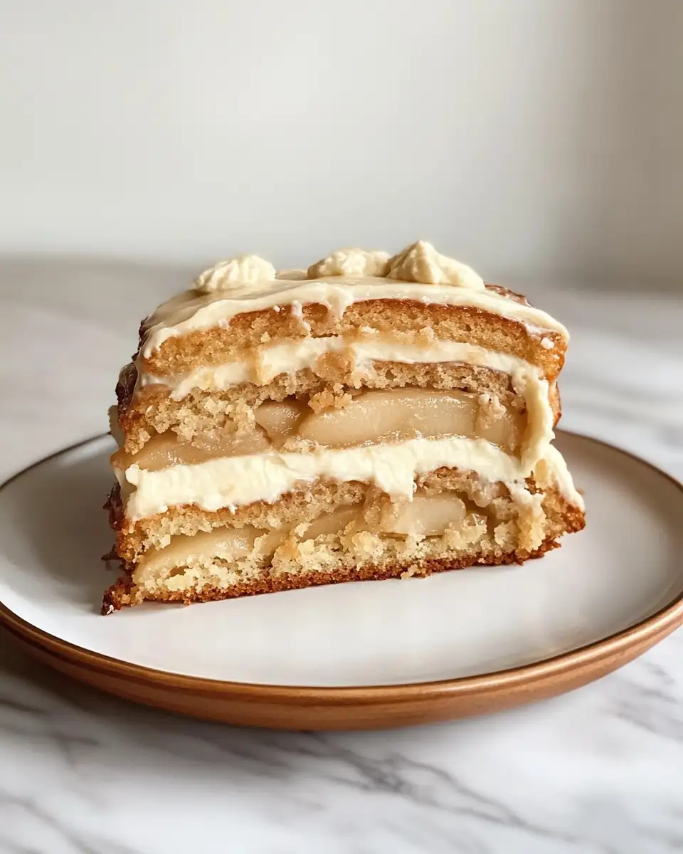 Final dish - Irresistible Apple Cake with Cream Cheese Frosting Recipe You Have to Try