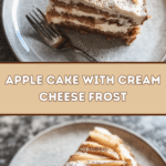 Irresistible Apple Cake with Cream Cheese Frosting 🍏🍰