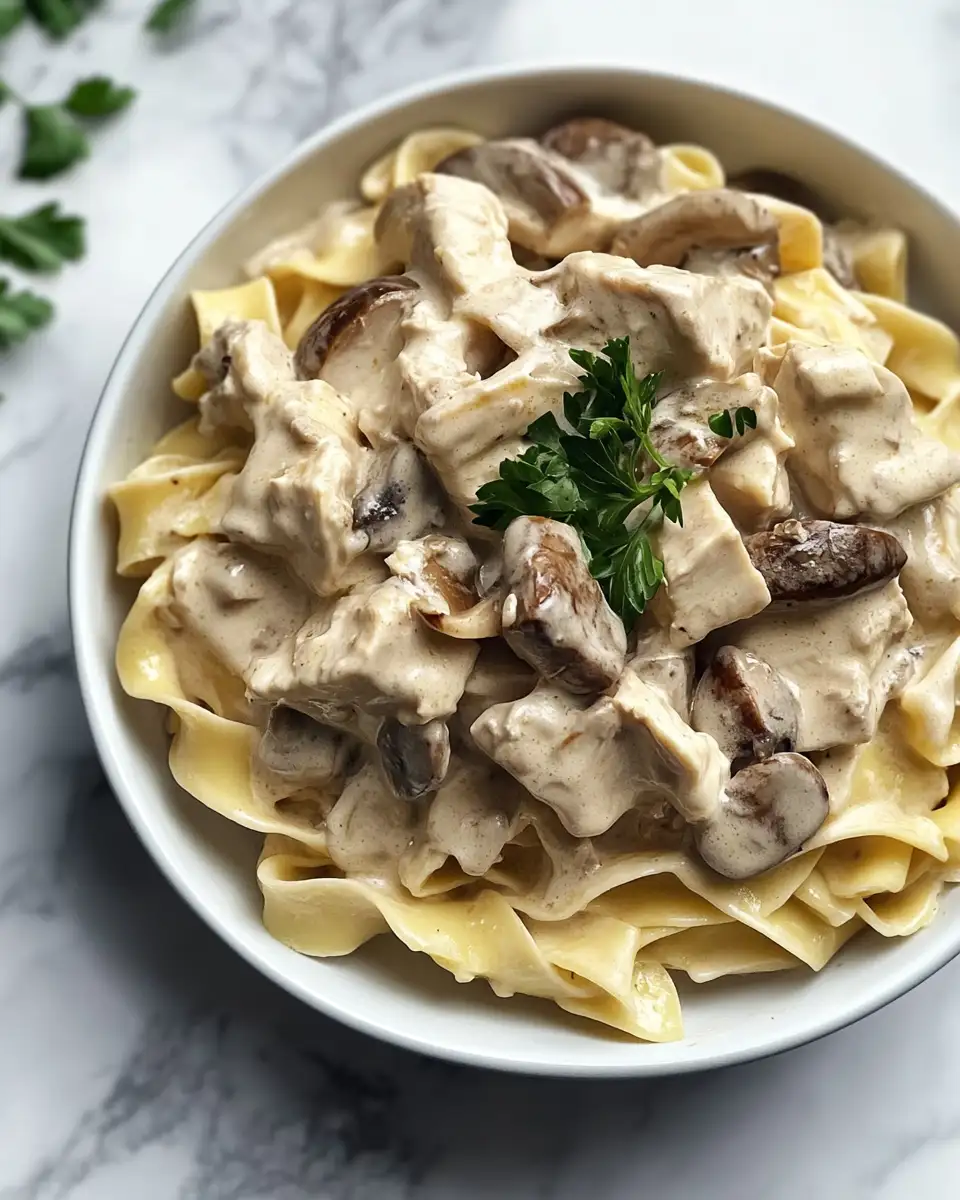 Creamy Comfort Made Easy with Baked Chicken Stroganoff - Featured Image