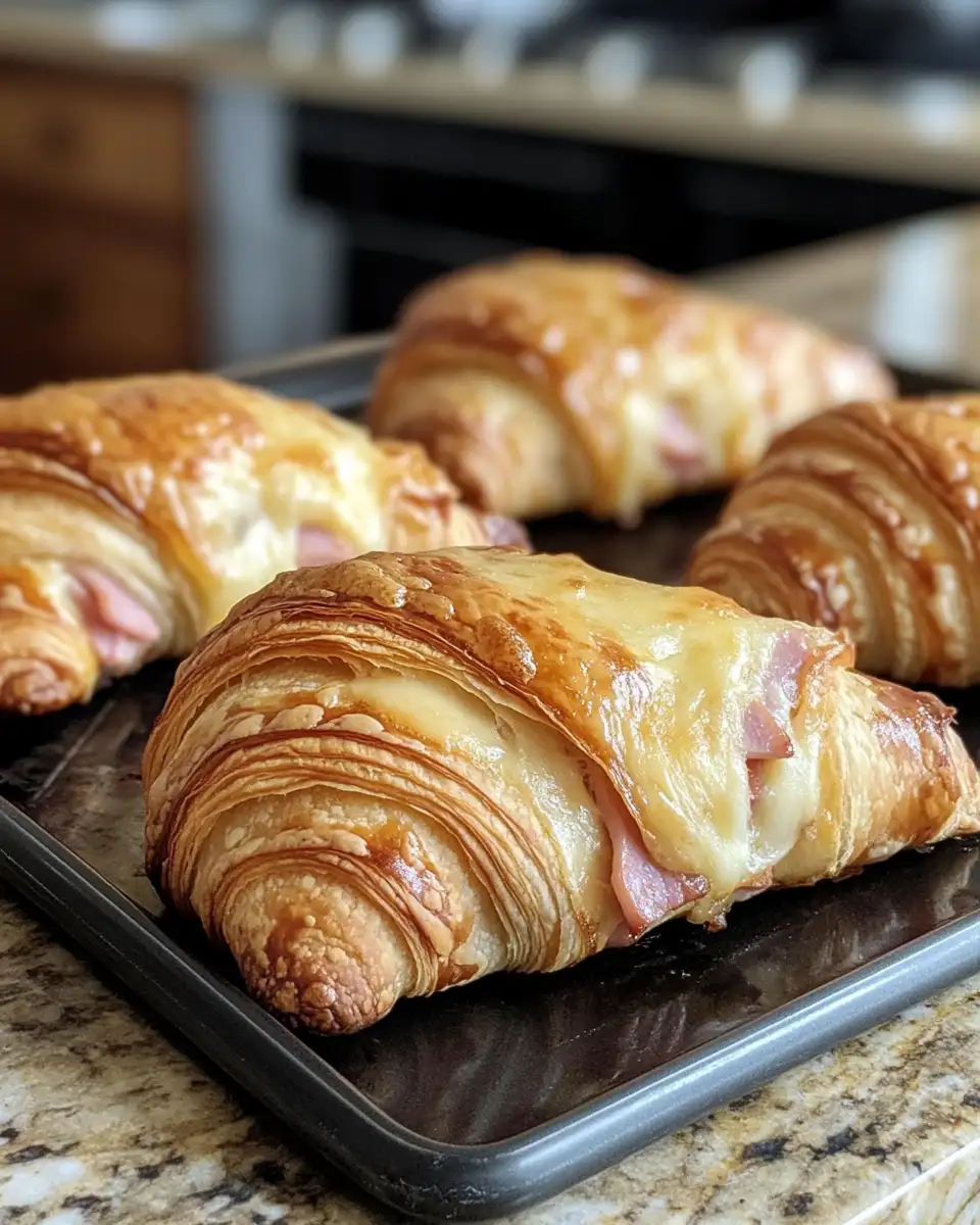 Irresistible Baked Ham and Cheese Croissants You Need to Try Today - Featured Image