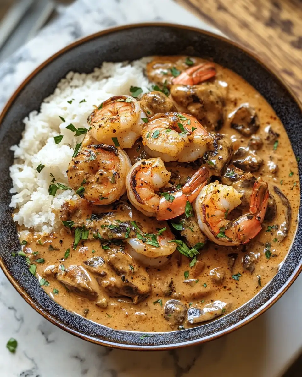 Final dish - Bold and Creamy Blackened Shrimp Stroganoff Recipe You Need to Try