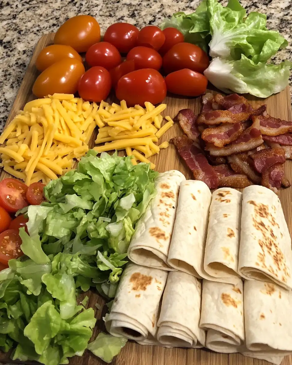 Ingredients for Blt Wraps With Secret Sauce That Will Blow Your Taste Buds Away