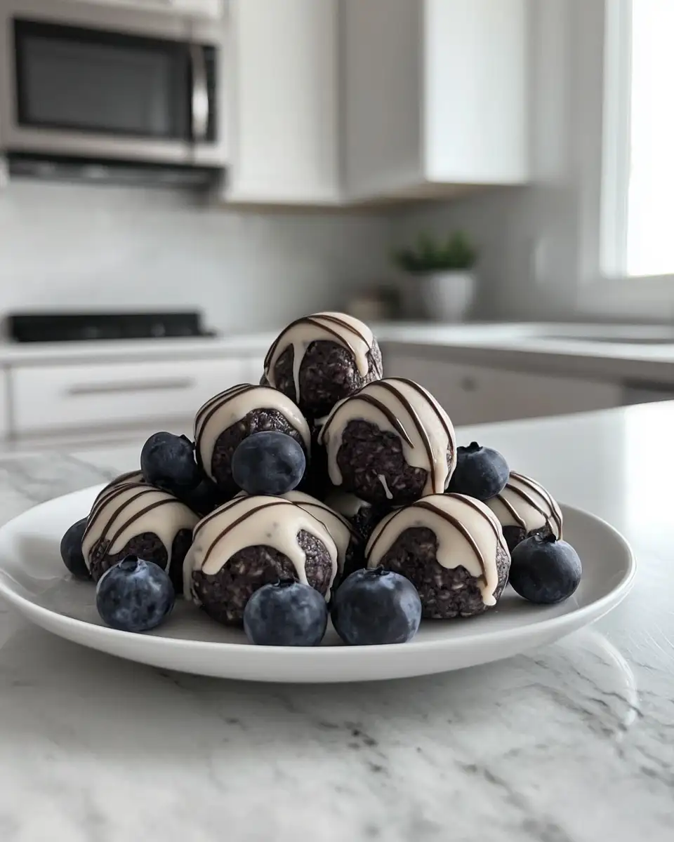 Irresistible Blueberry Cheesecake Protein Bites for a Healthy Snack Boost - Featured Image