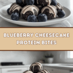 Blueberry Cheesecake Protein Bites 🫐🍰