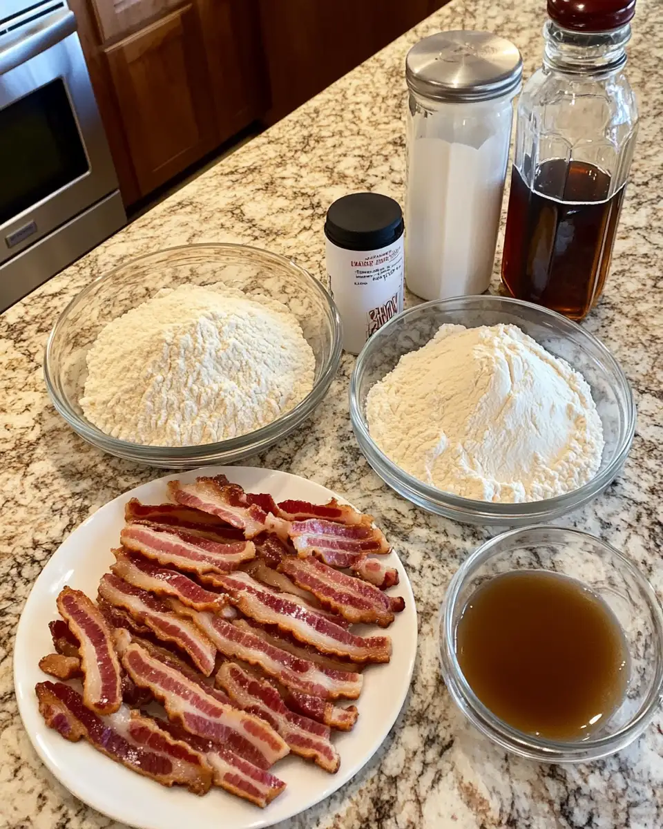 Ingredients for Irresistible Bourbon Maple Bacon Cinnamon Rolls You Need to Try