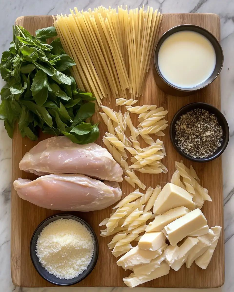 Ingredients for Creamy Boursin Chicken Pasta Recipe You Need to Try Tonight
