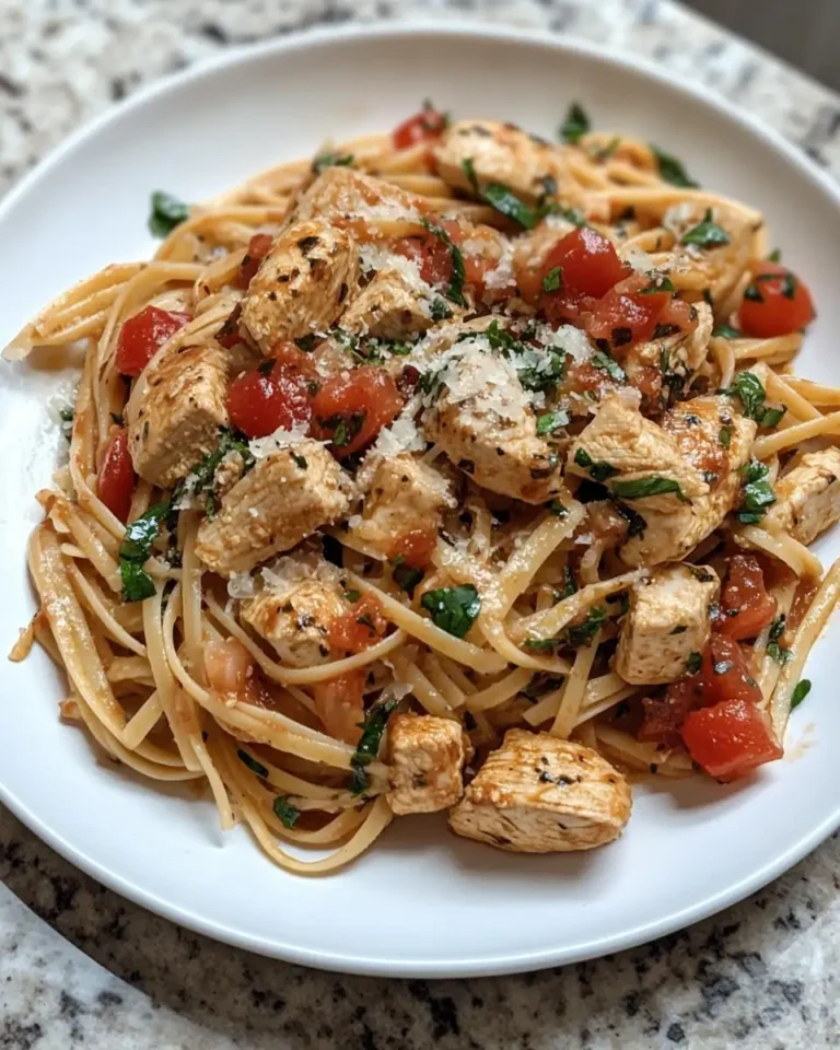 Irresistible Bruschetta Chicken Pasta Recipe You Need to Try - Featured Image