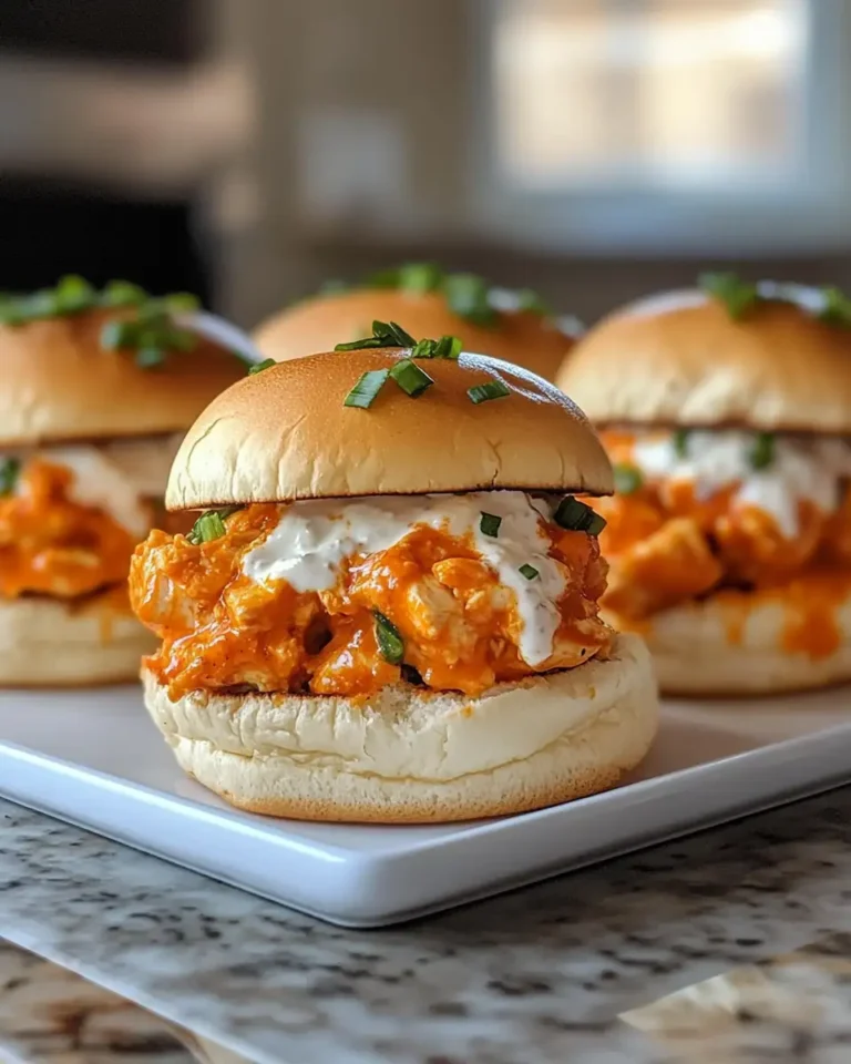 Irresistible Buffalo Chicken Sliders That Pack a Flavorful Punch - Featured Image