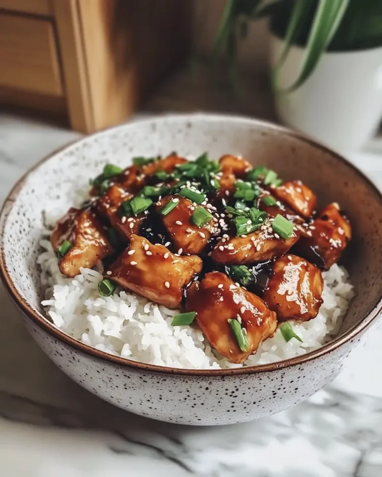Irresistible Caramelised Soy Chicken in Garlic Ginger Broth Served with Fluffy Rice - Featured Image