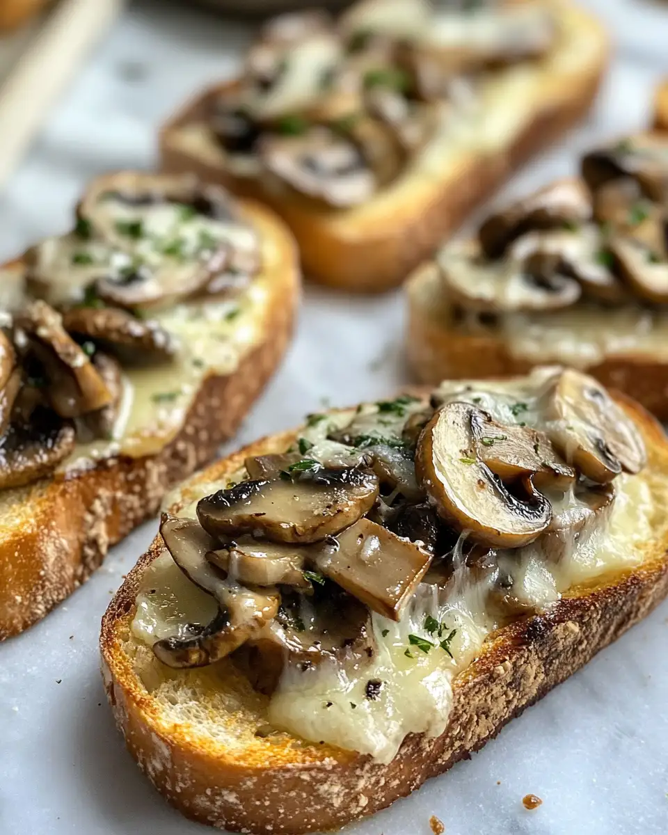 Irresistible Cheesy Mushroom and Garlic Toasts You Need to Try - Featured Image