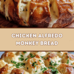 Chicken Alfredo Monkey Bread 🥖🍗