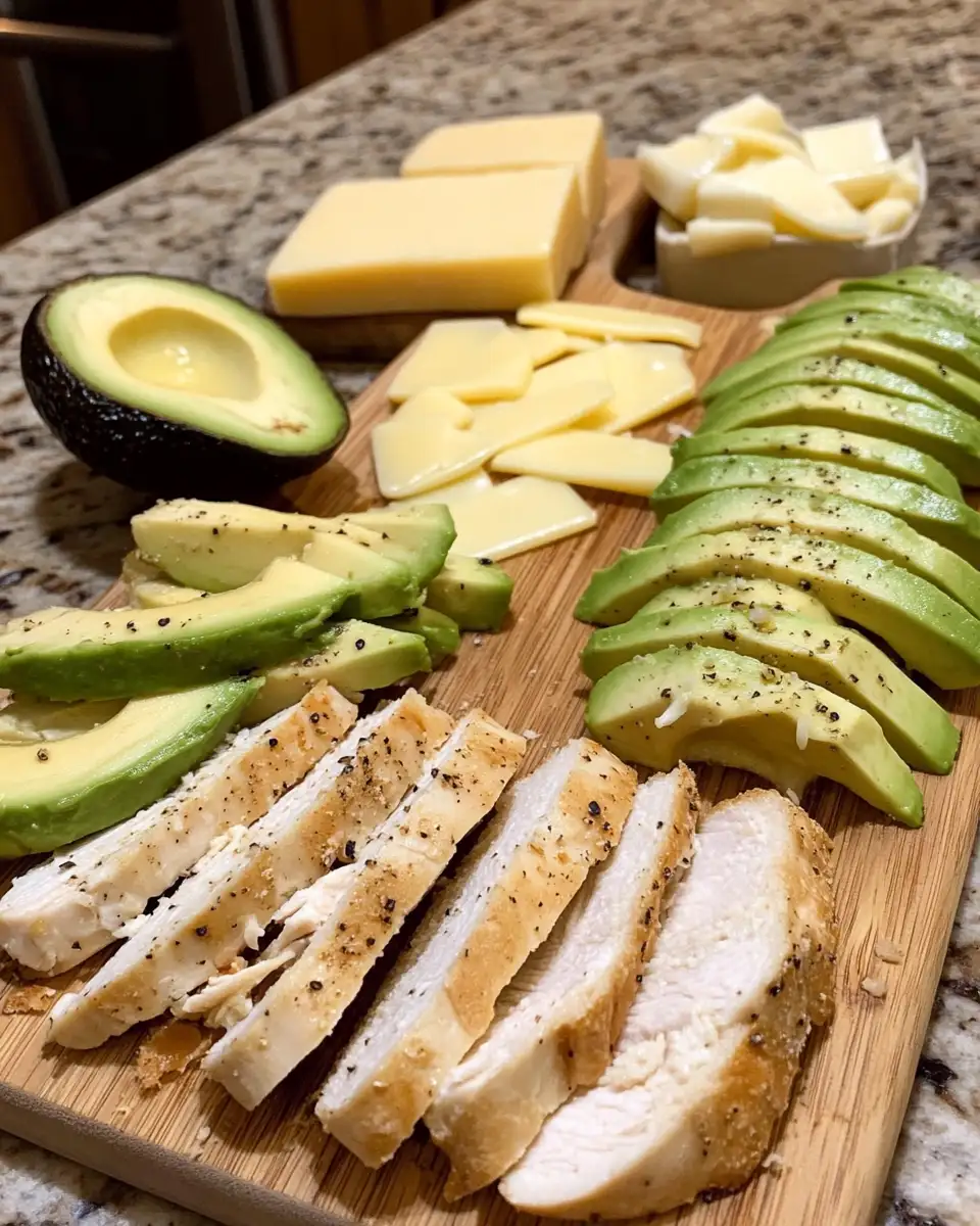 Ingredients for The Ultimate Chicken Avocado Melt Sandwich You Need to Try Today