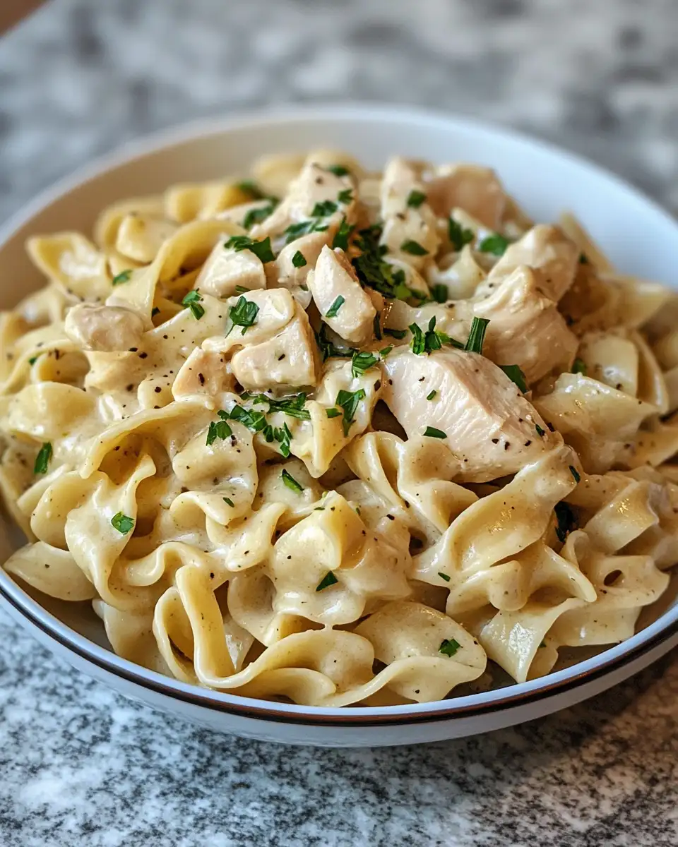 Final dish - Creamy Chicken Buttered Noodles Recipe You Need to Try