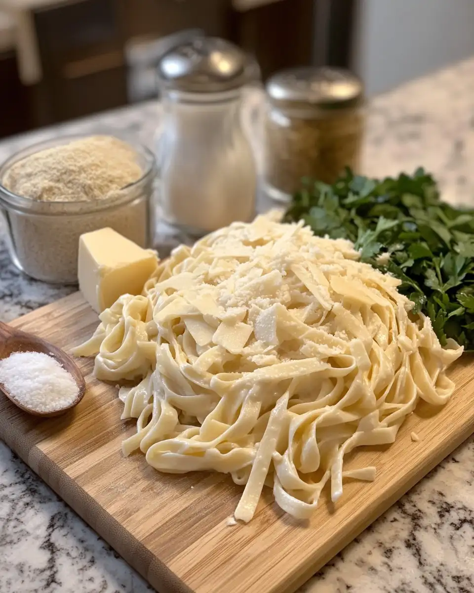 Ingredients for Creamy Chicken Fettuccine Alfredo Recipe That Will Melt Your Taste Buds