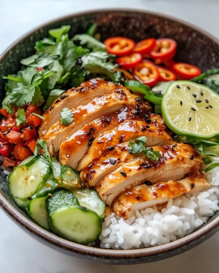 Spice Up Your Meal with a Chili Chicken Bowl and Coconut Lime Drizzle - Featured Image