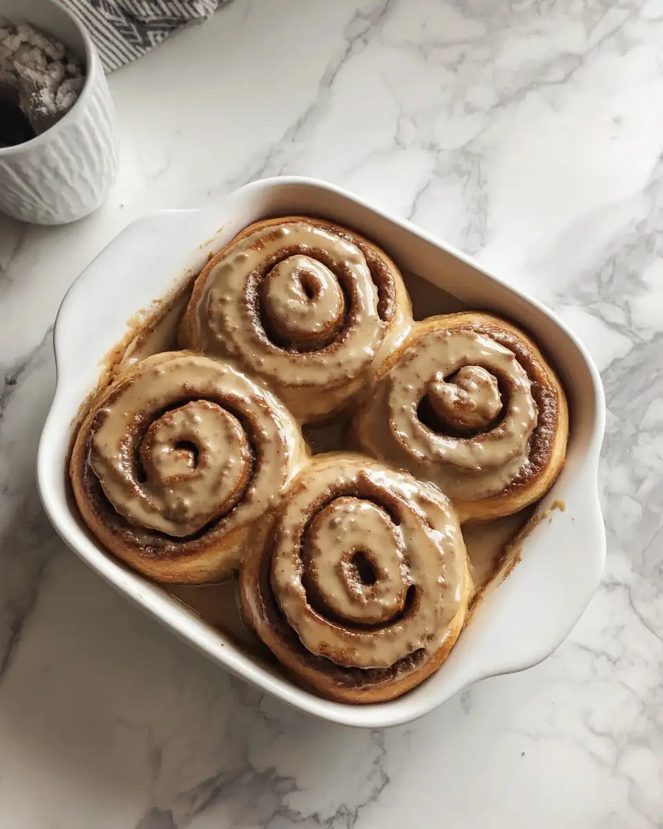 Irresistible Cinnamon Rolls with Creamy Biscoff Cookie Butter Swirl - Featured Image