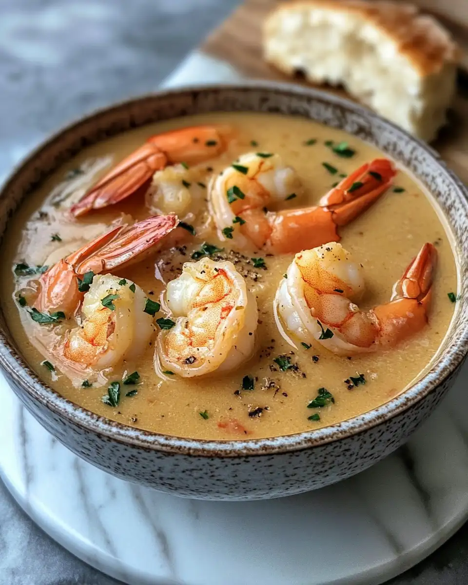 Final dish - Creamy Crab and Shrimp Seafood Bisque Recipe to Warm Your Soul