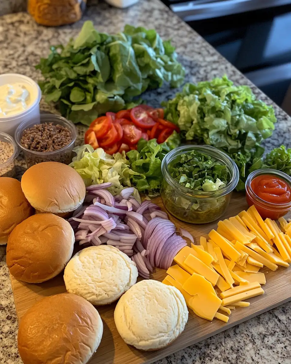 Ingredients for The Ultimate Guide to Making Irresistible Crack Burgers