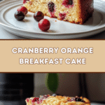 Cranberry Orange Breakfast Cake 🍊🍰