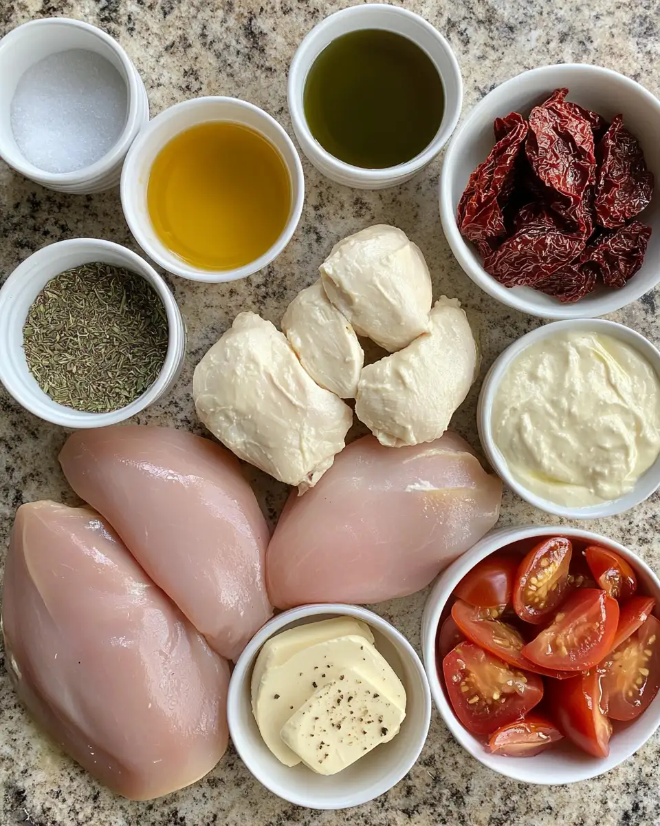 Ingredients for Irresistible Cream Cheese Chicken Recipe That Will Wow Your Taste Buds