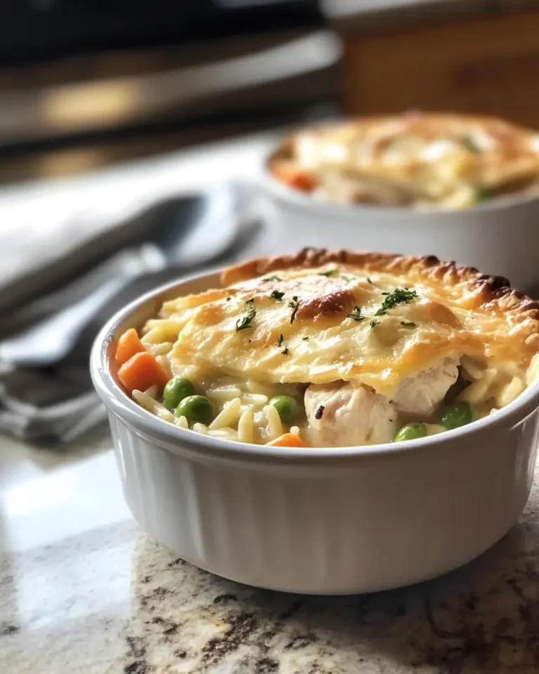 Indulge in Comfort with Creamy Chicken Pot Pie Orzo Delight - Featured Image