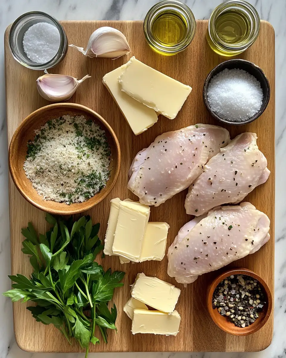 Ingredients for Irresistibly Creamy Garlic Parmesan Chicken Recipe You Need to Try
