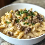 Indulge in Creamy Loaded Cheeseburger Alfredo Pasta That Will Melt Your Taste Buds - Featured Image