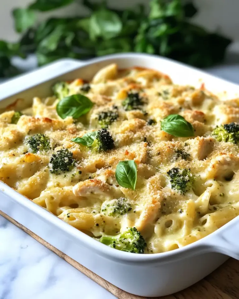 Creamy Pesto Chicken and Broccoli Pasta Bake Recipe You’ll Love - Featured Image