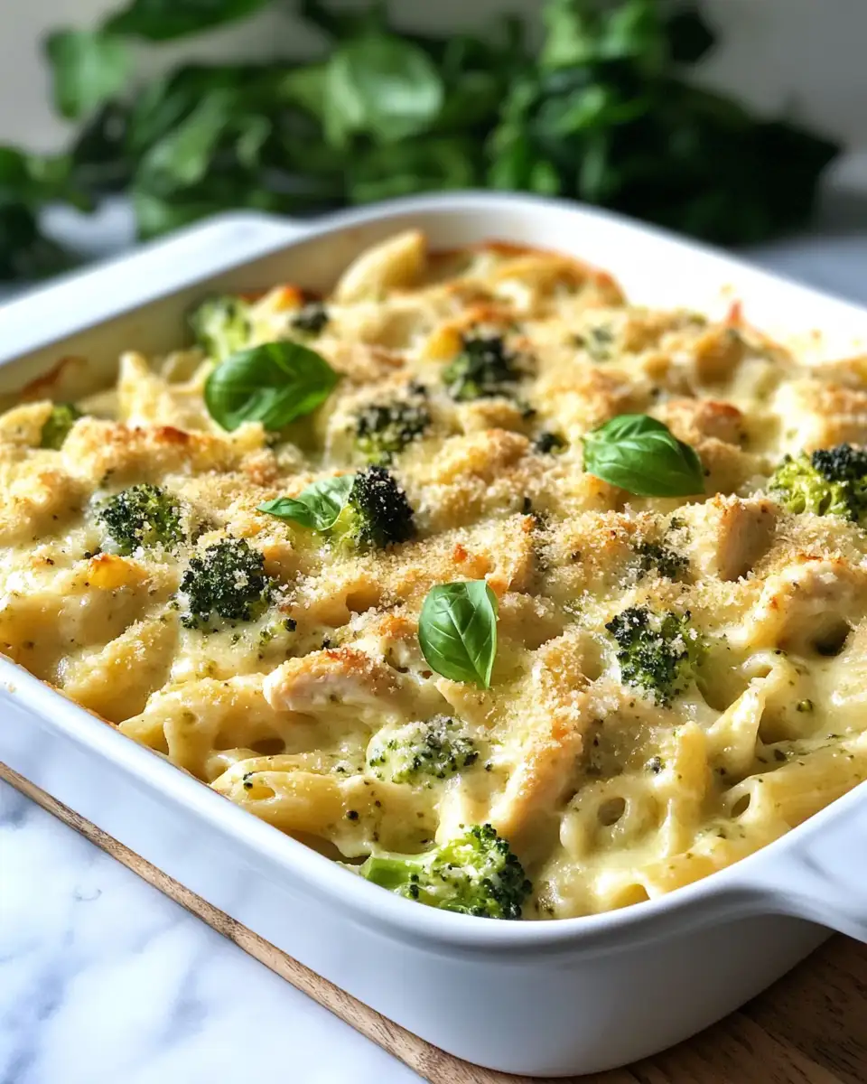 Final dish - Creamy Pesto Chicken and Broccoli Pasta Bake Recipe You’ll Love