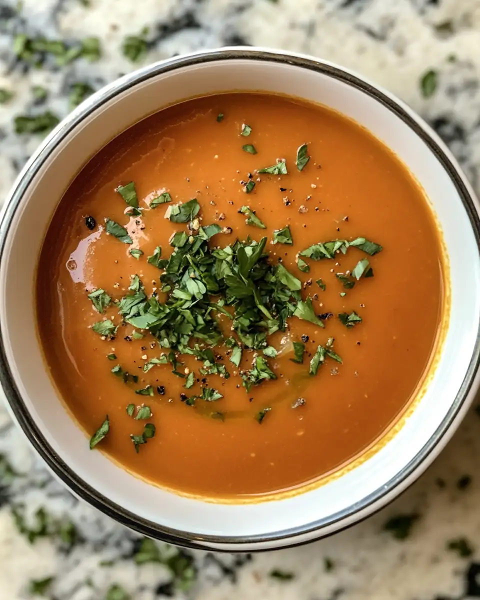 Final dish - The Ultimate Creamy Tomato Soup Recipe You’ll Crave All Winter