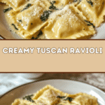 Creamy Tuscan Ravioli: Comfort Food Delight 🥟🍽️