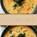 Creamy Vegetable Soup 🍲🥦